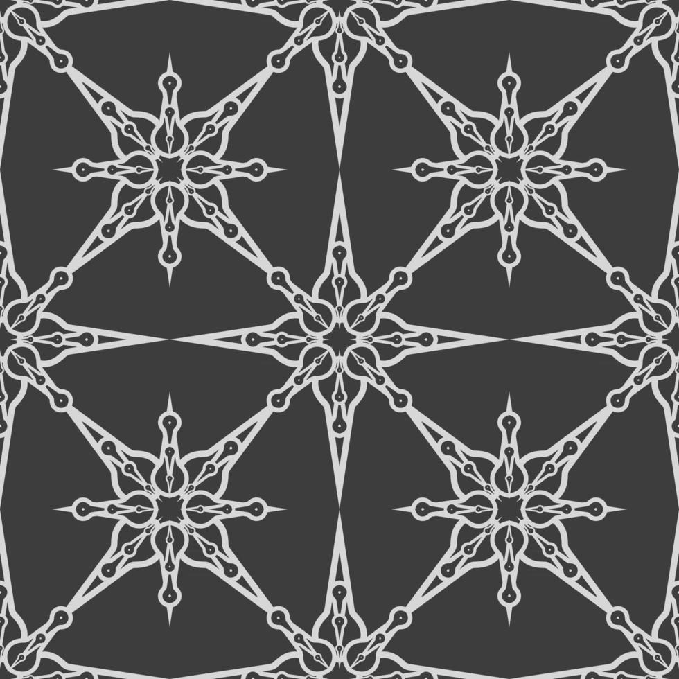 Geometric fabric abstract ethnic pattern vector