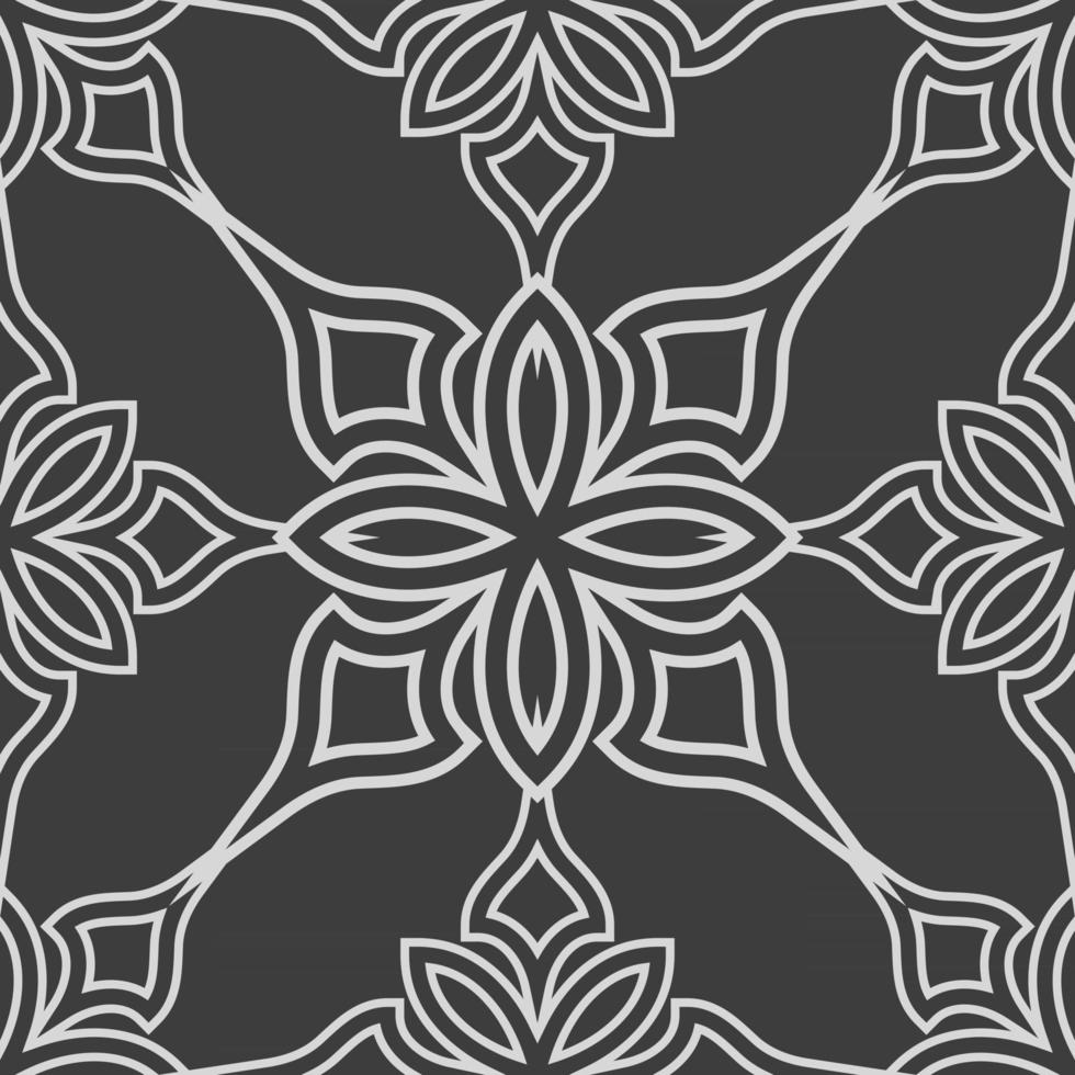 Geometric fabric abstract ethnic pattern vector