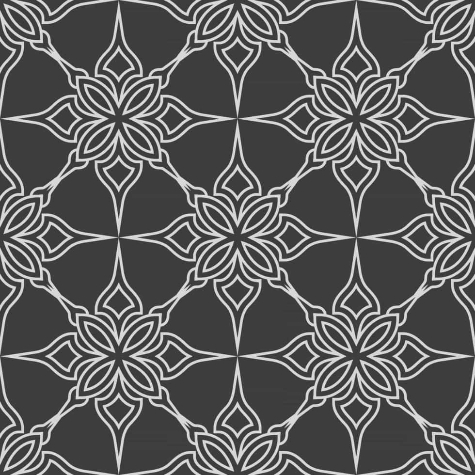 Geometric fabric abstract ethnic pattern vector