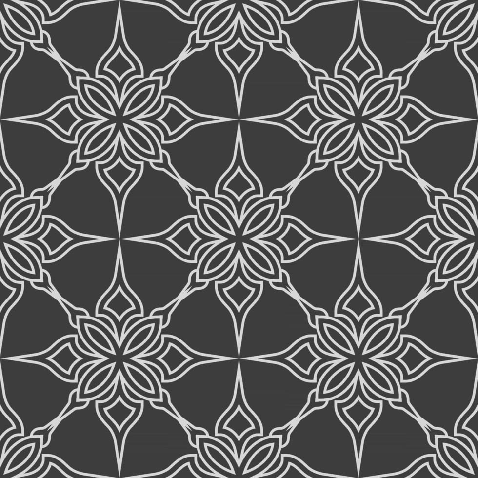 Geometric fabric abstract ethnic pattern vector