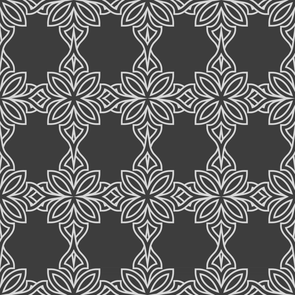 Geometric fabric abstract ethnic pattern vector