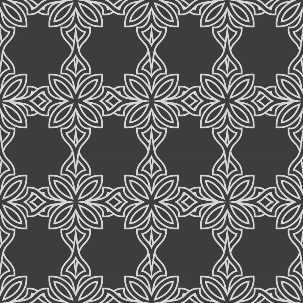 Geometric fabric abstract ethnic pattern vector