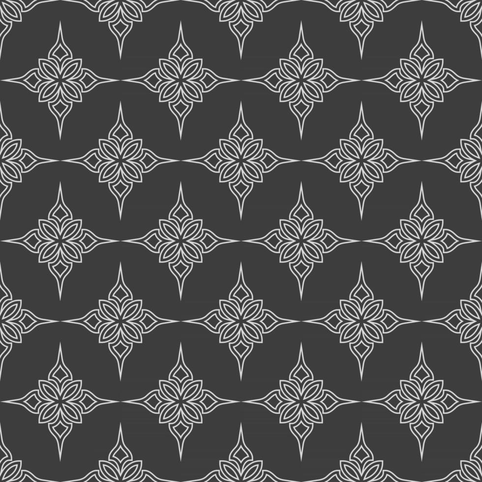 Geometric fabric abstract ethnic pattern vector
