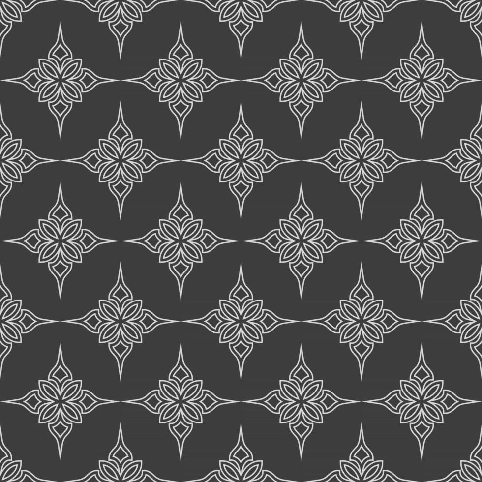 Geometric fabric abstract ethnic pattern vector