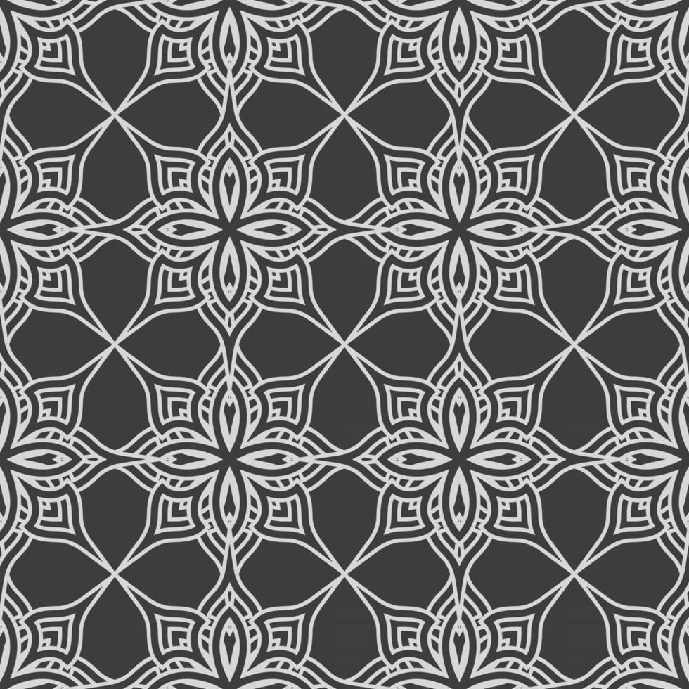 Geometric fabric abstract ethnic pattern vector