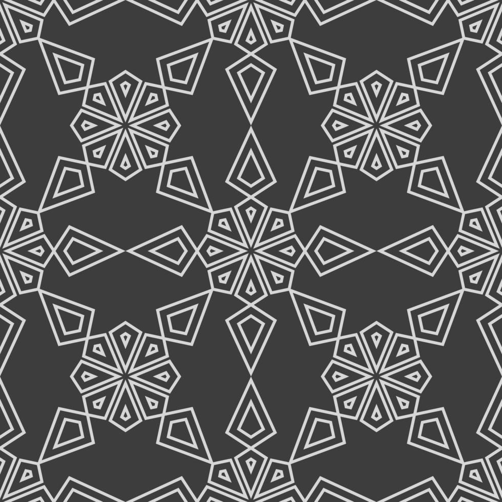 Geometric fabric abstract ethnic pattern vector