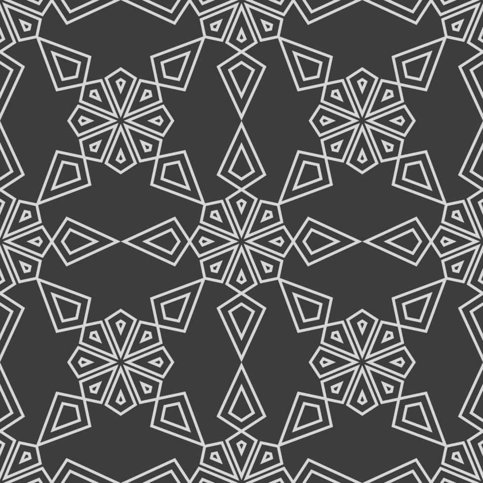 Geometric fabric abstract ethnic pattern vector