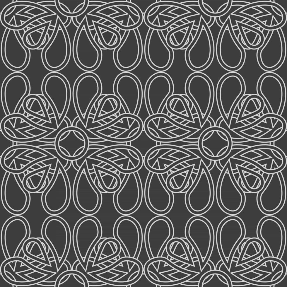 Geometric fabric abstract ethnic pattern vector