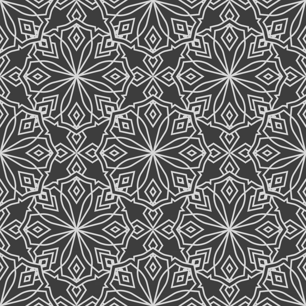 Geometric fabric abstract ethnic pattern vector