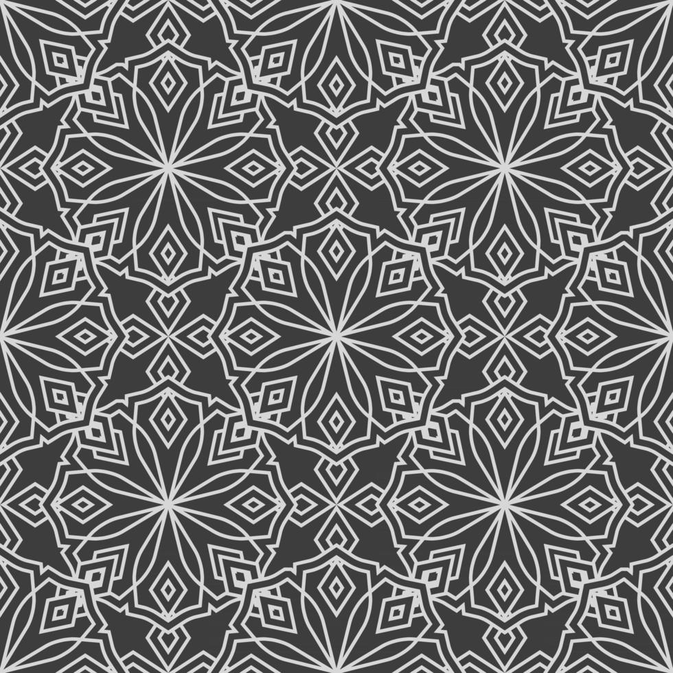 Geometric fabric abstract ethnic pattern vector