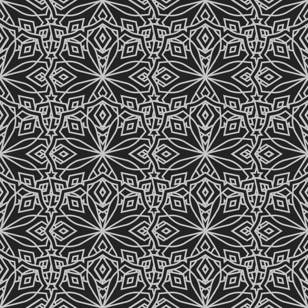Geometric fabric abstract ethnic pattern vector