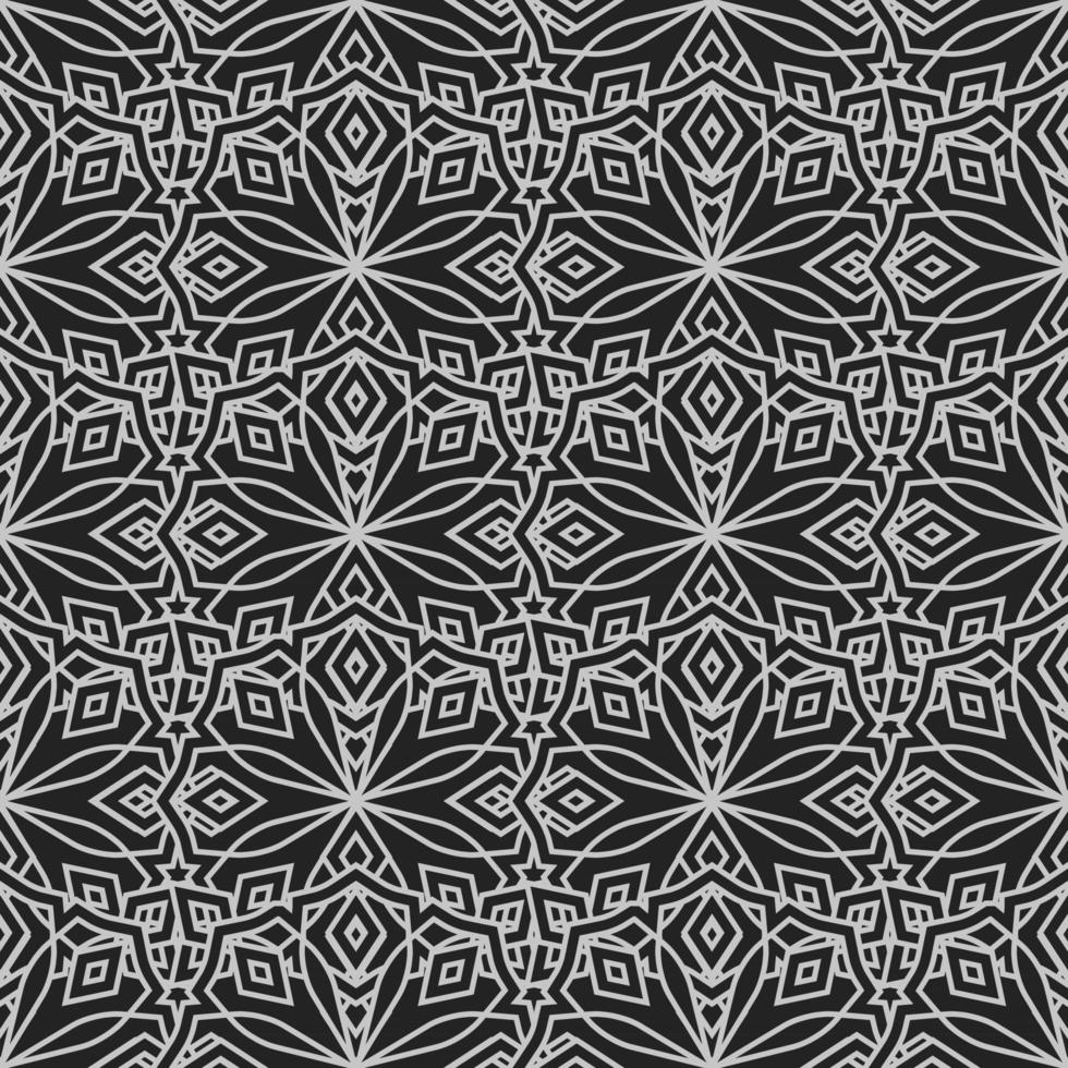 Geometric fabric abstract ethnic pattern vector