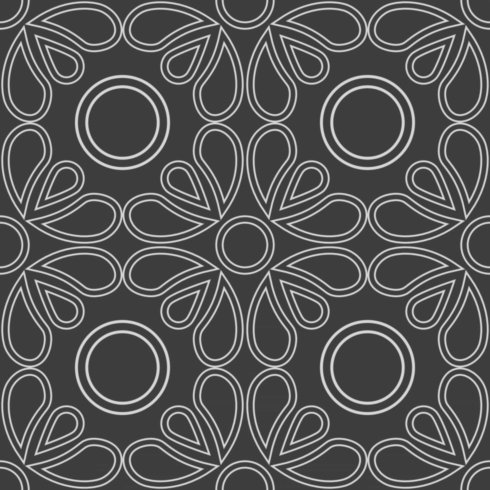 Geometric fabric abstract ethnic pattern vector