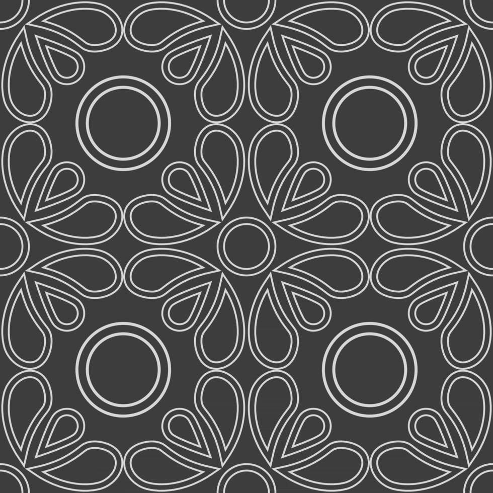 Geometric fabric abstract ethnic pattern vector