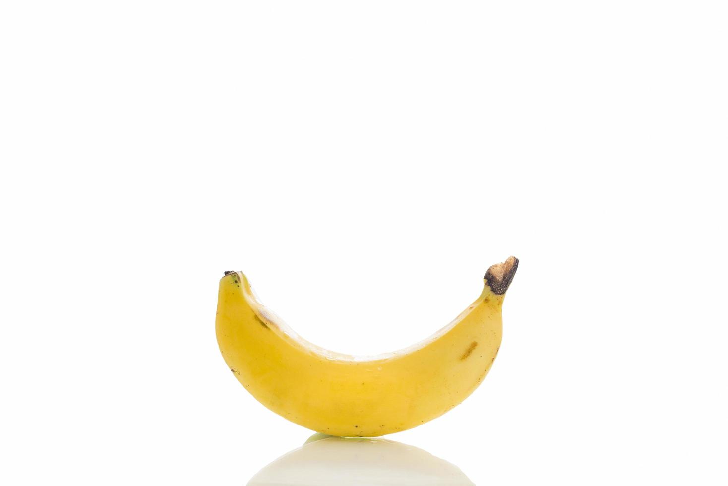 Banana isolate on white background photo