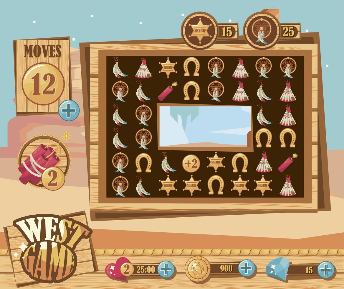 game desert scene vector