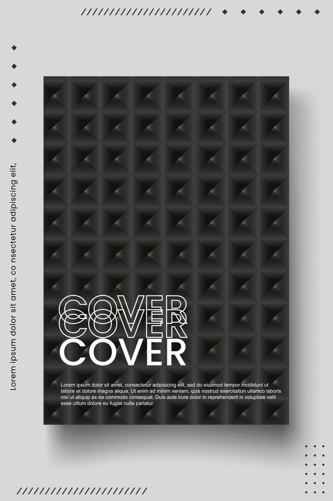 Cover design template set with abstract lines modern different color gradient style on background vector