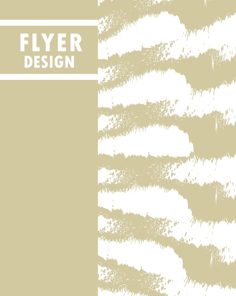 flyer design abstract vector