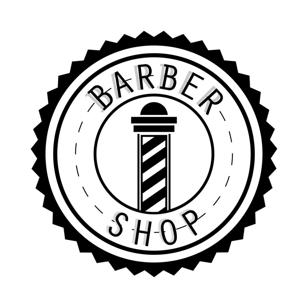 barber shop pole vector