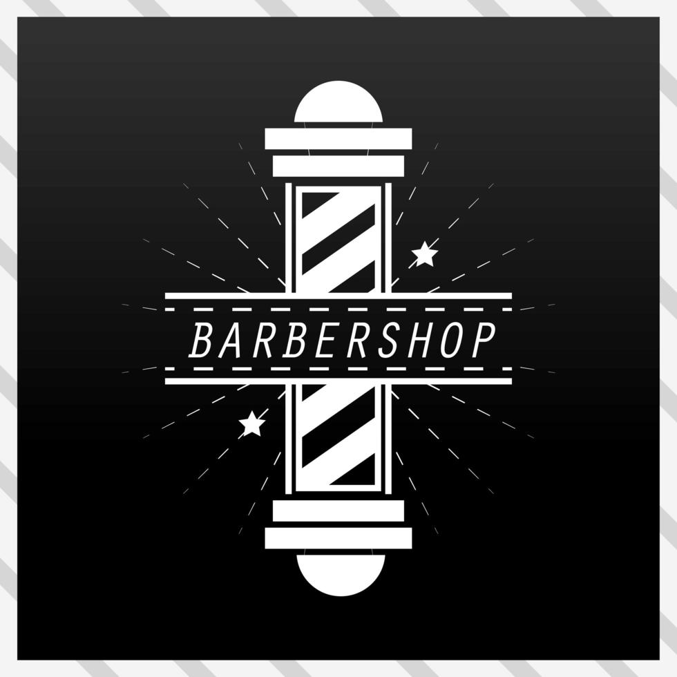 barber shop signboard vector