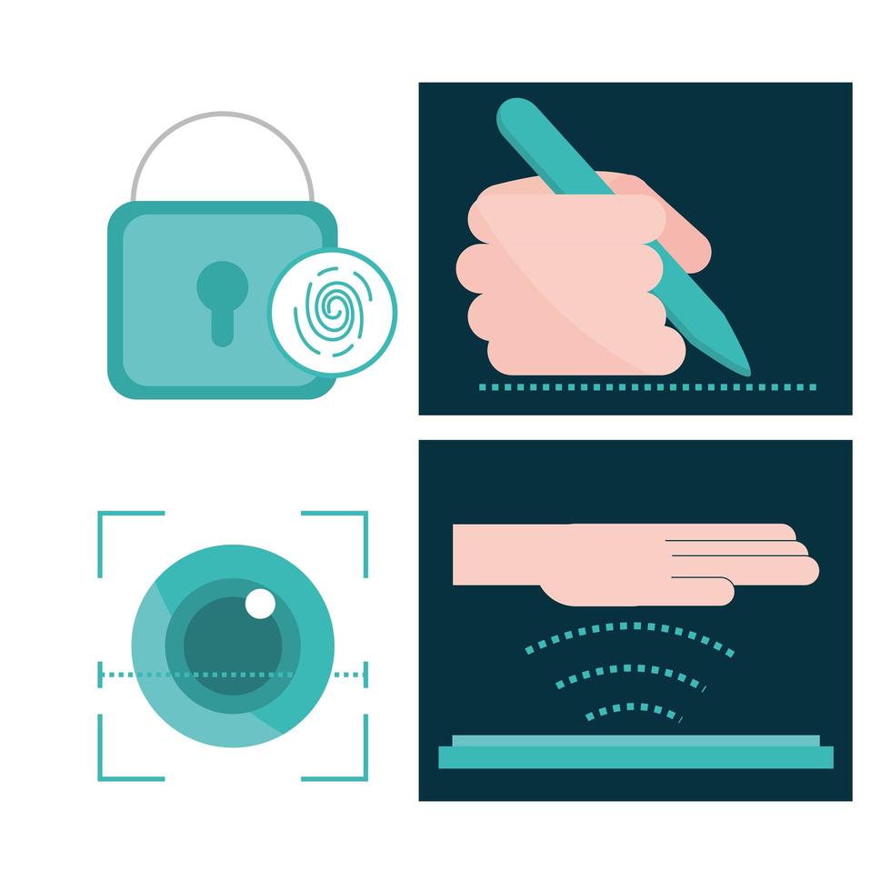 biometric verification access vector