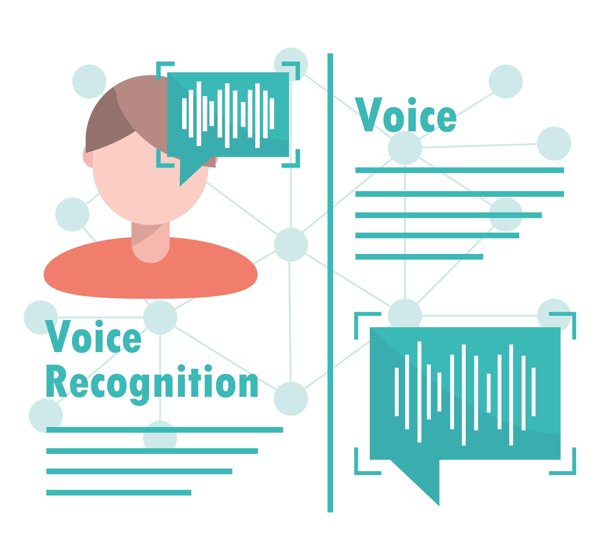 biometric voice recognition 2503336 Vector Art at Vecteezy