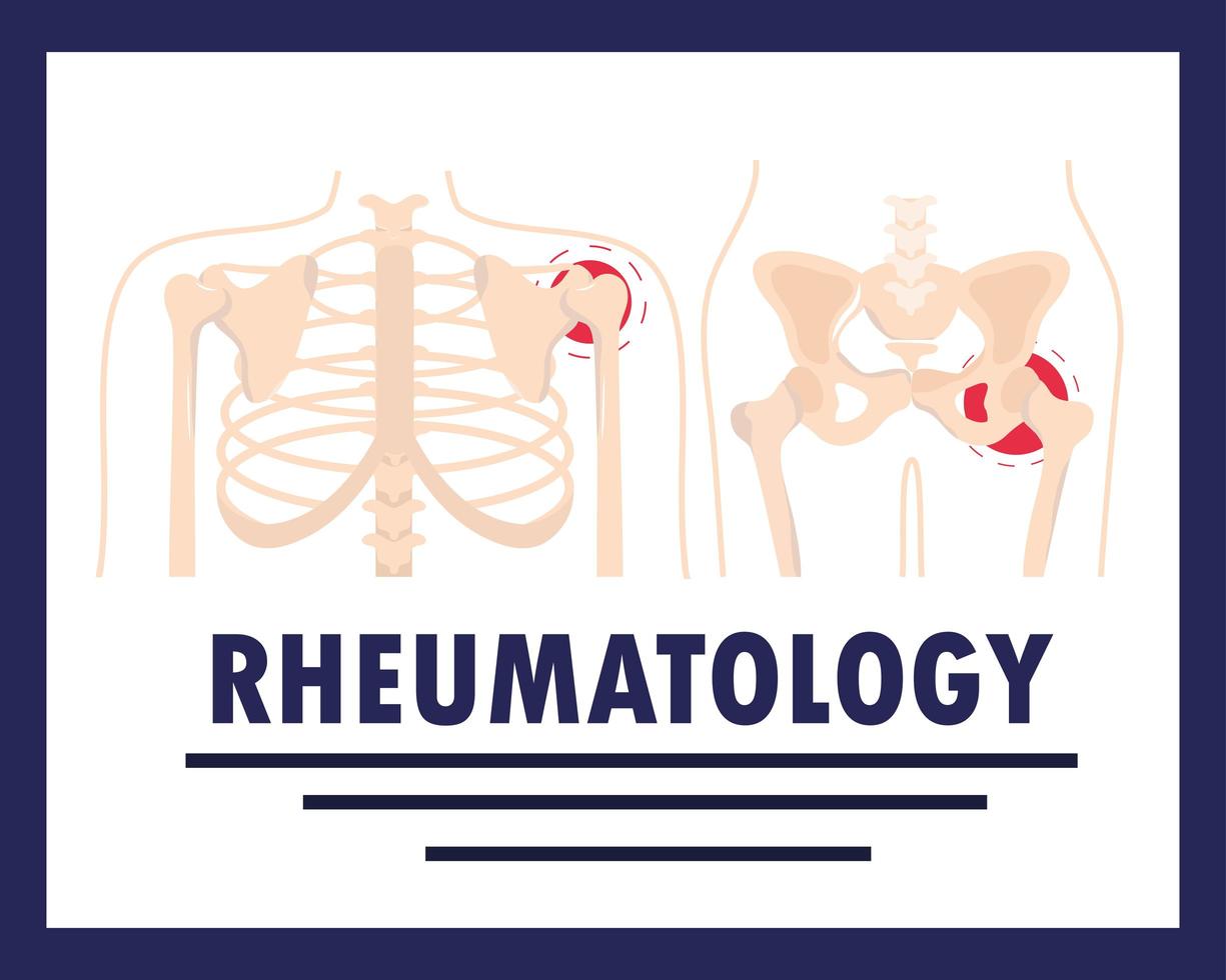 rheumatology human body vector