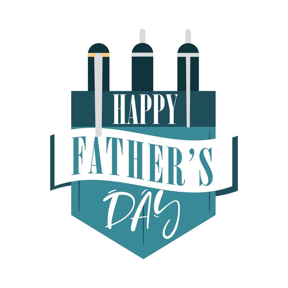 fathers day party vector