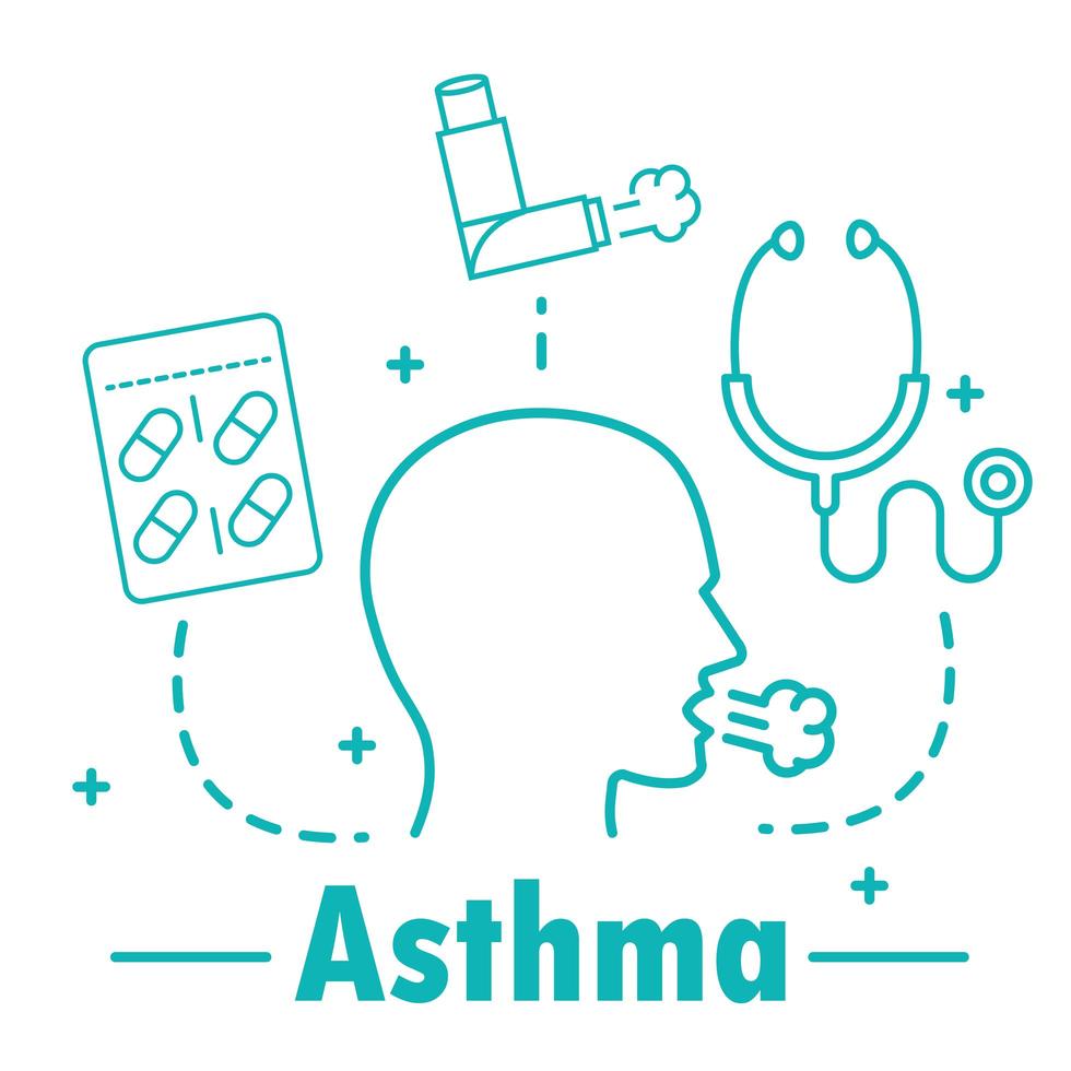 asthma disease respiratory vector