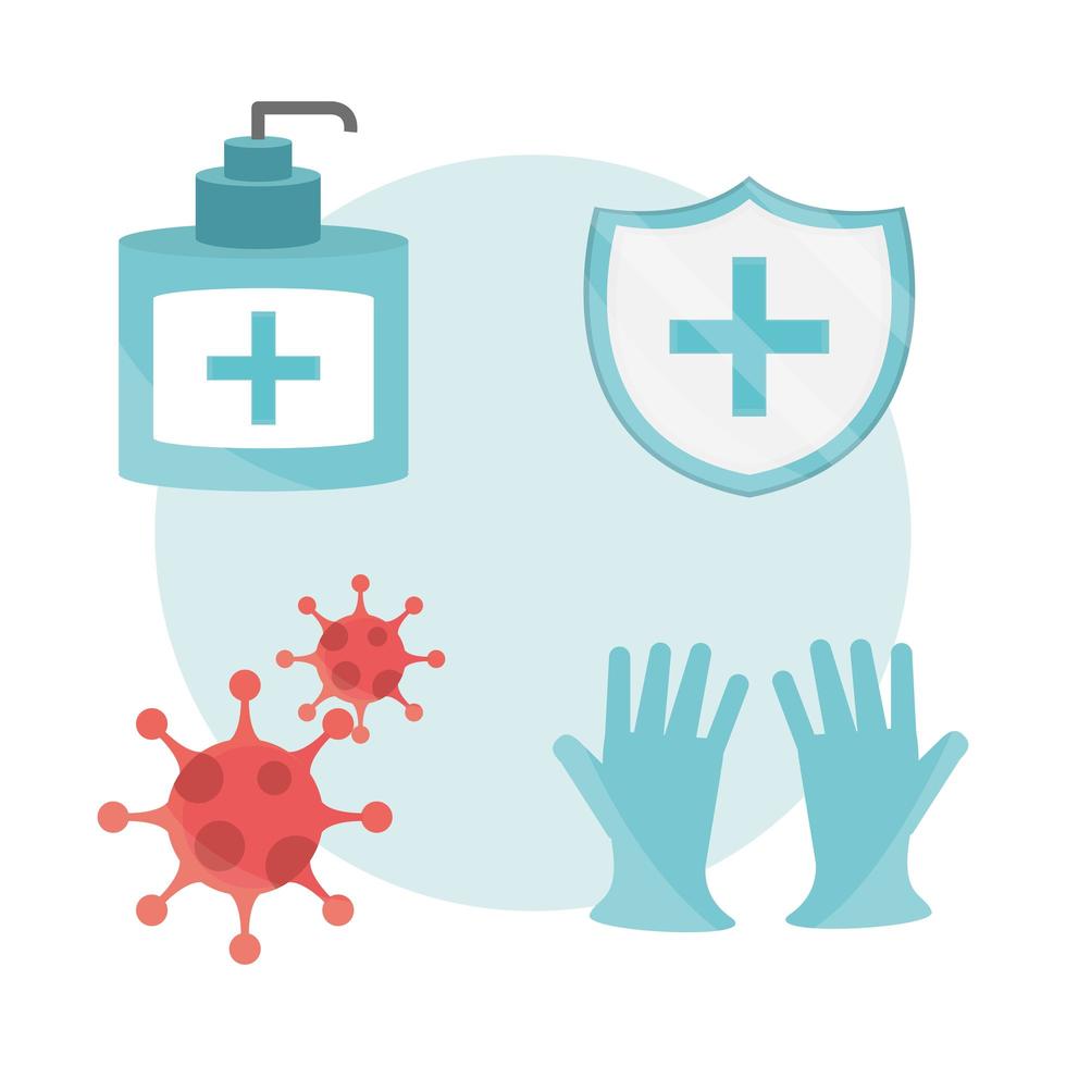 covid 19 medical protection vector