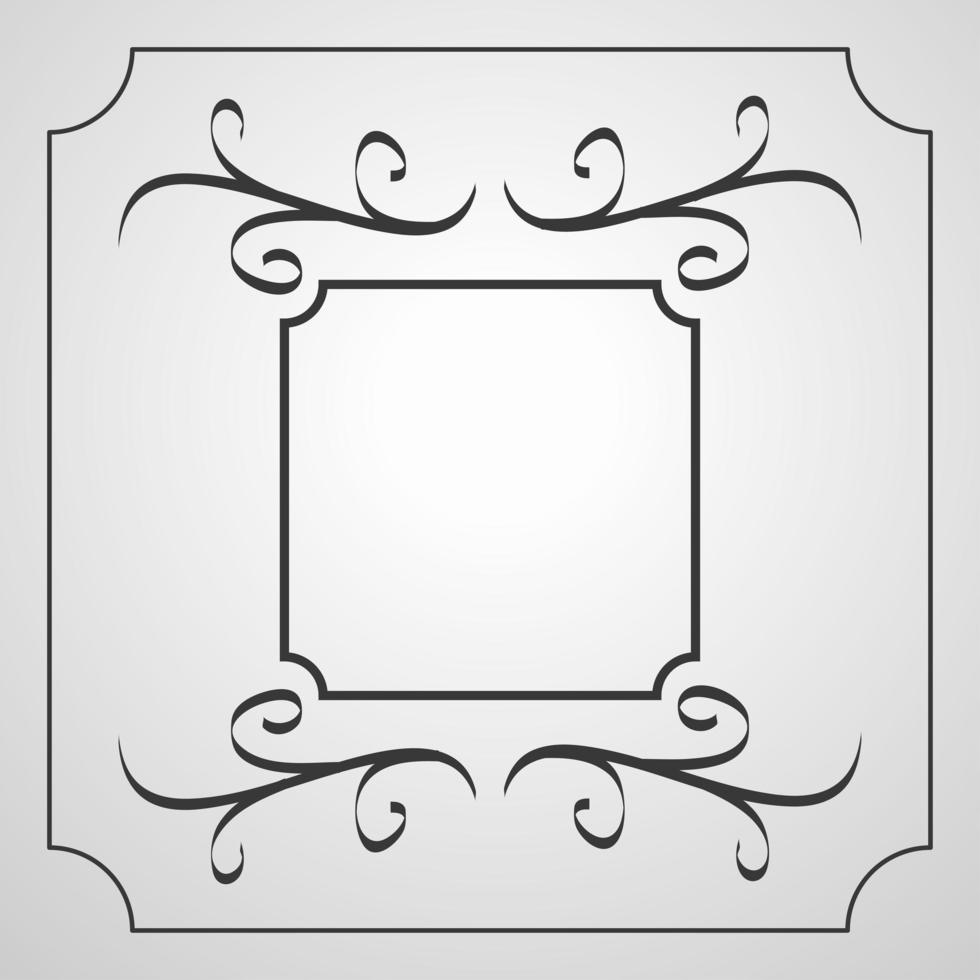 ornament frame classical vector