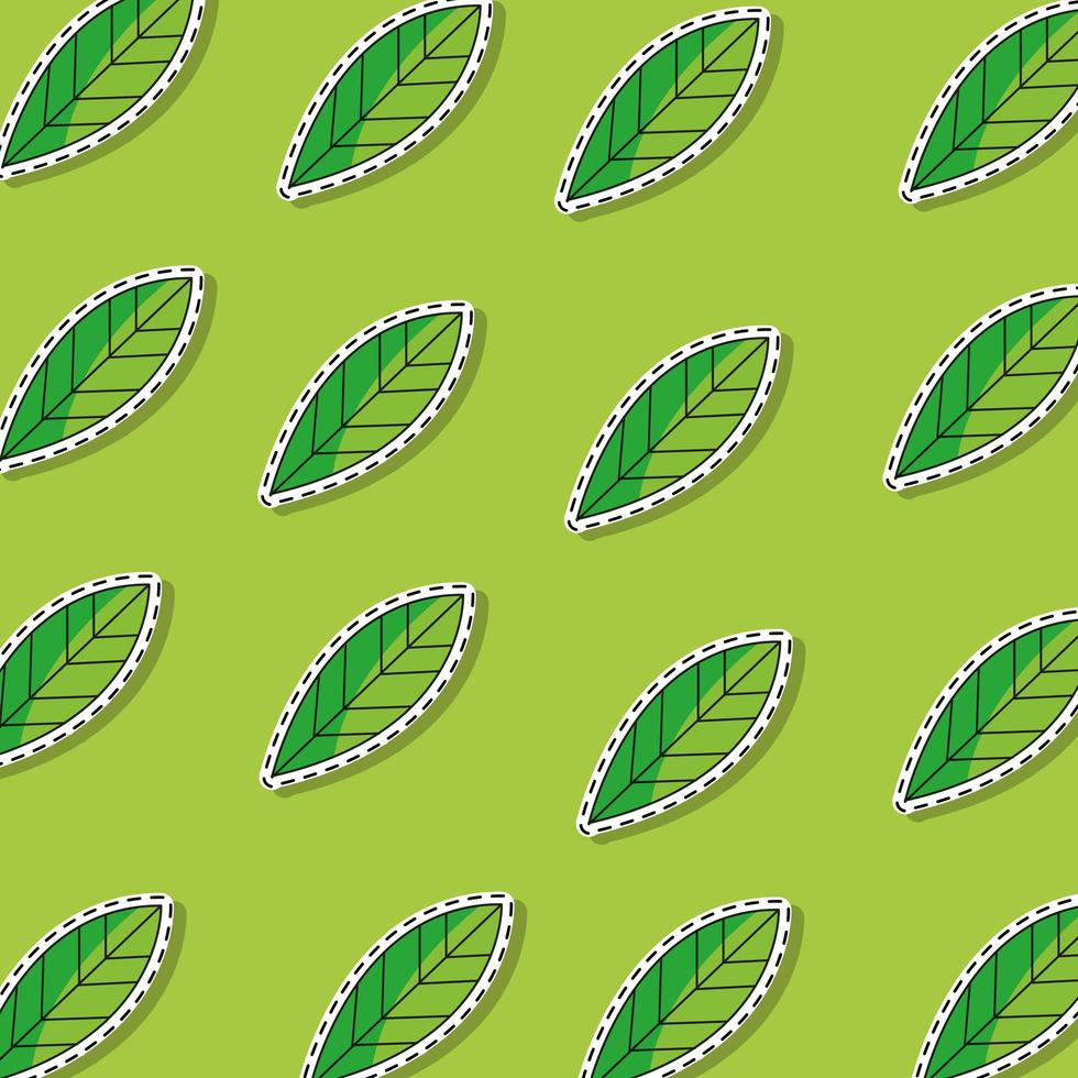 patches green leaf vector