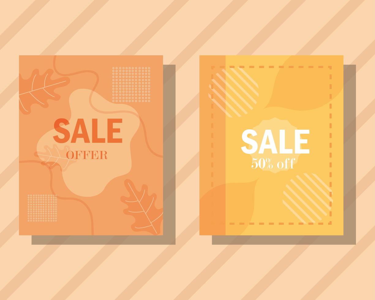 sale new collection for seasonal promotion and advertising banners vector