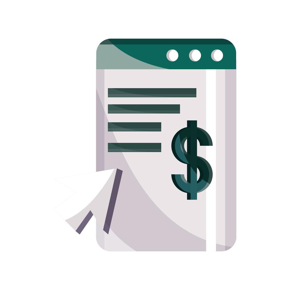 payments online bill clicking website flat icon shadow vector