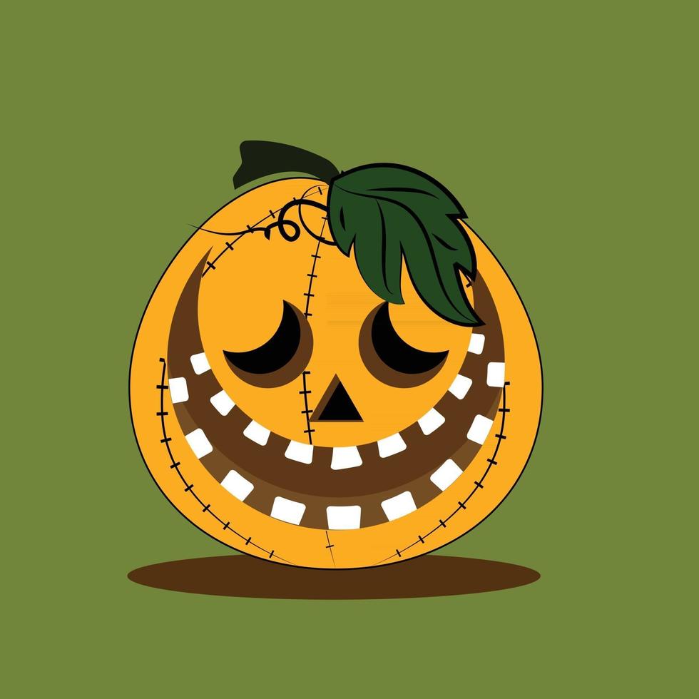 ilustrador de vector de diseño de calabaza