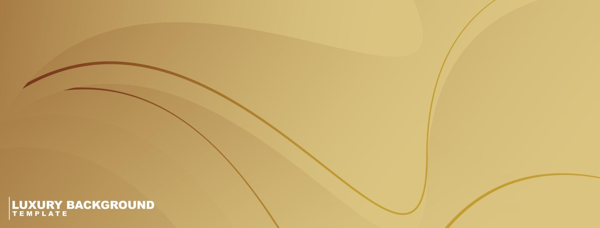 Gold wave abstract background illustration vector