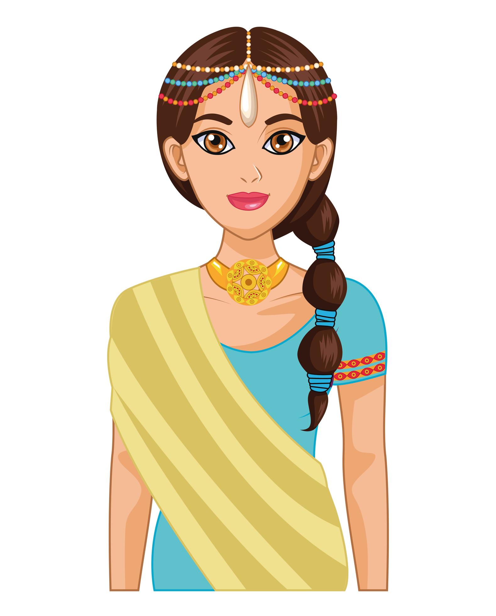 arabic bride green dress 2505848 Vector Art at Vecteezy