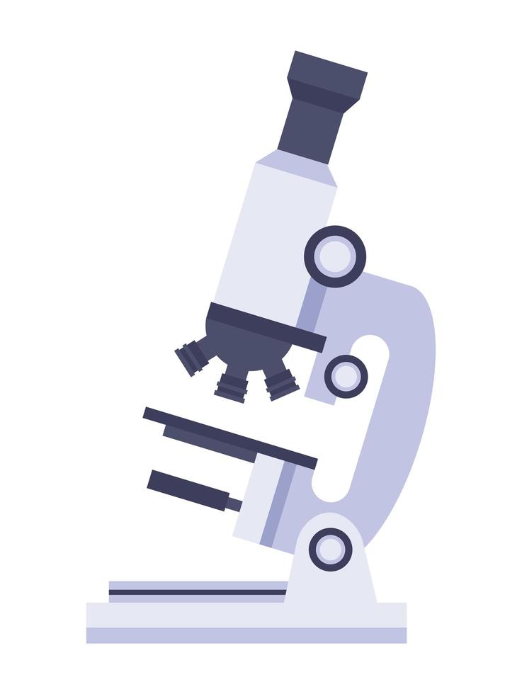 microscope laboratory icon vector