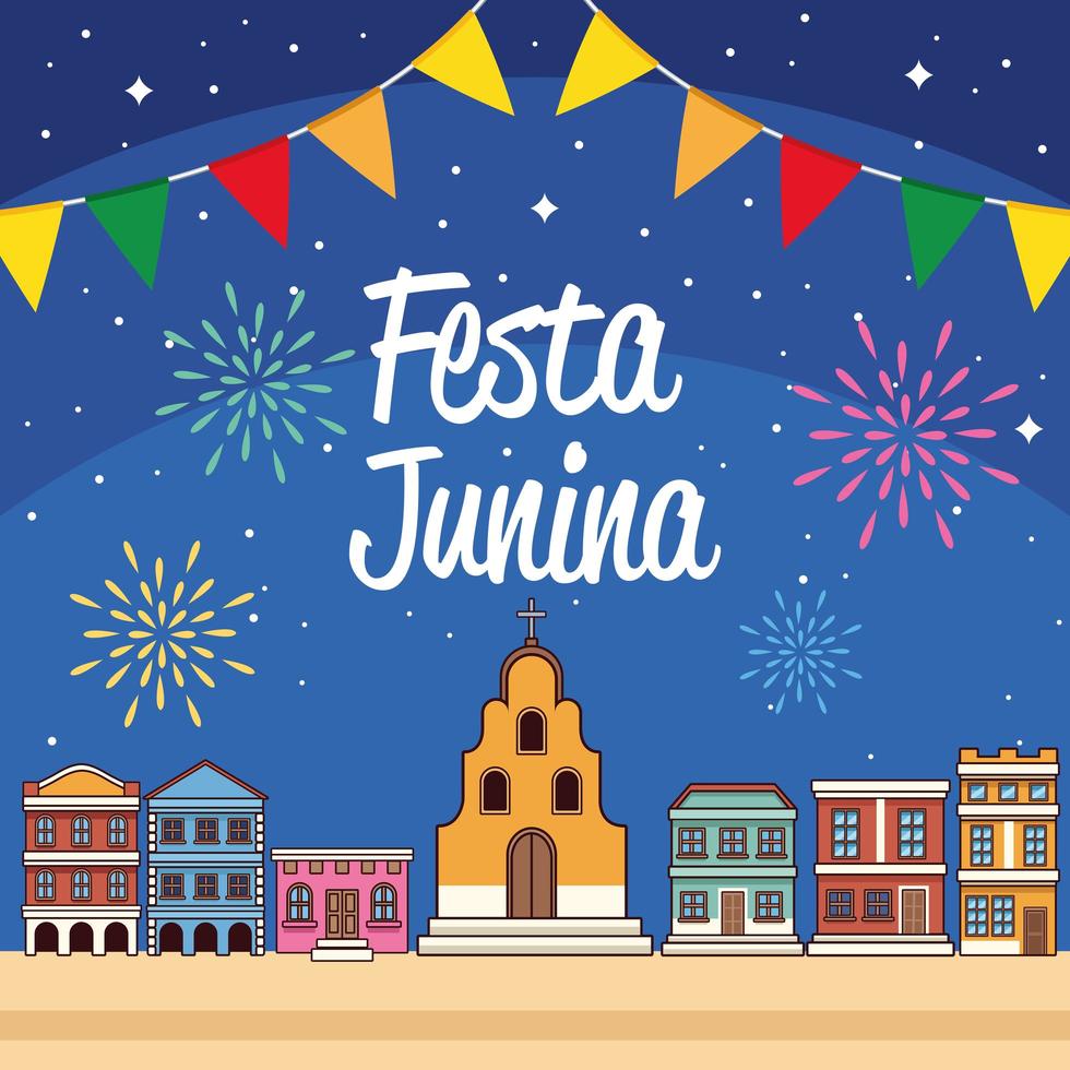 festa junina country vector