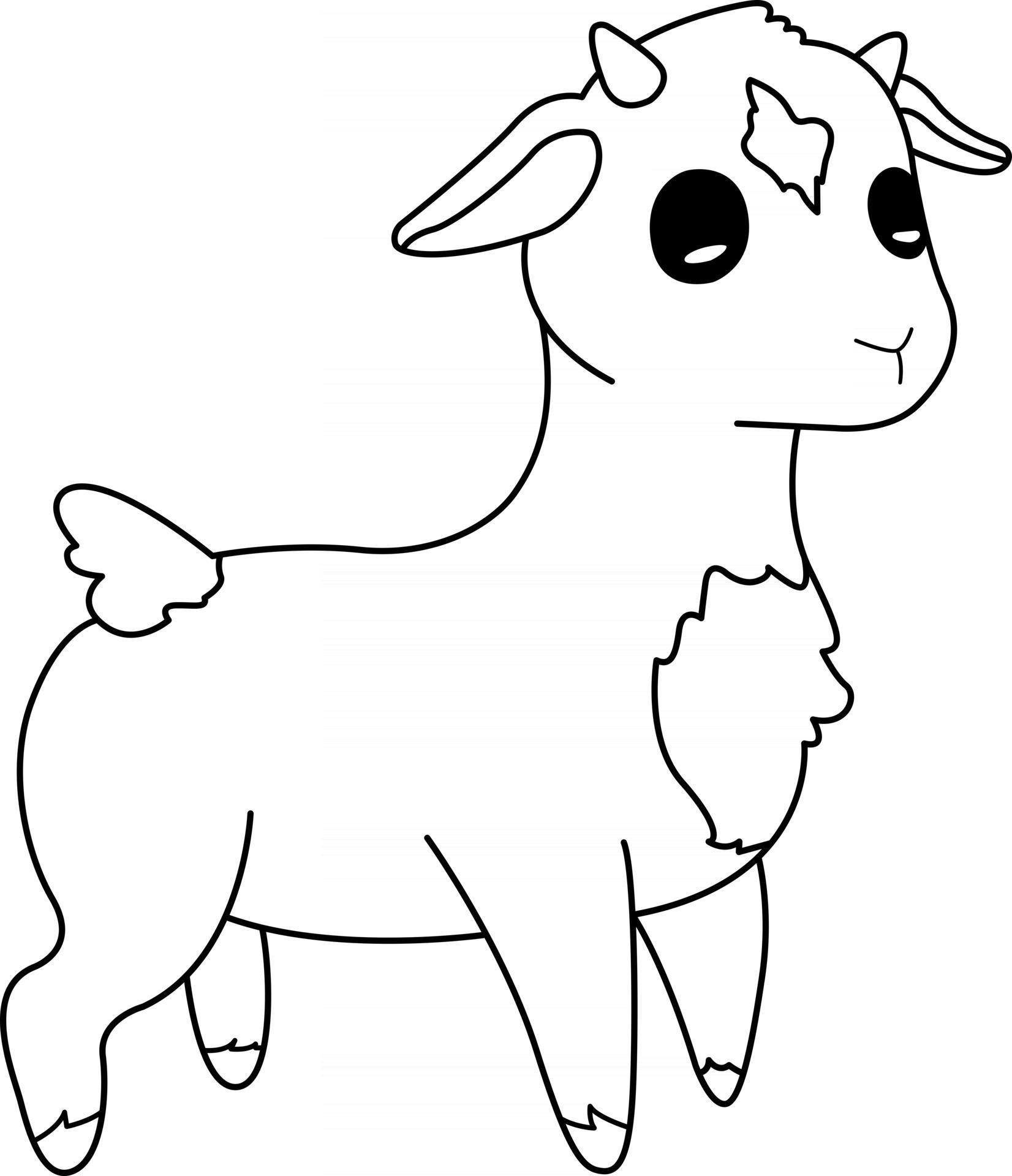 cartoon-lamb-coloring-pages
