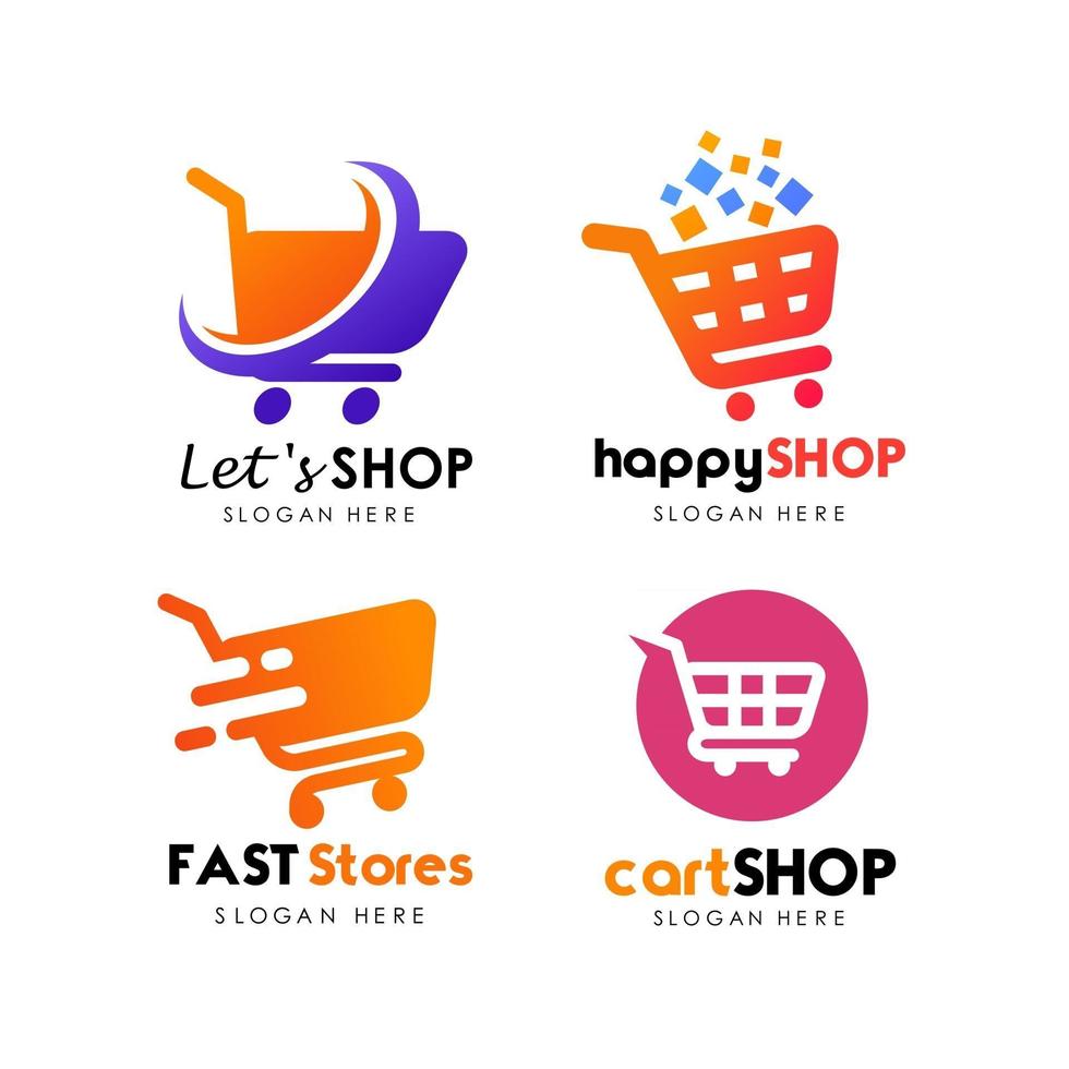 vector de diseño de logotipo de tienda tienda