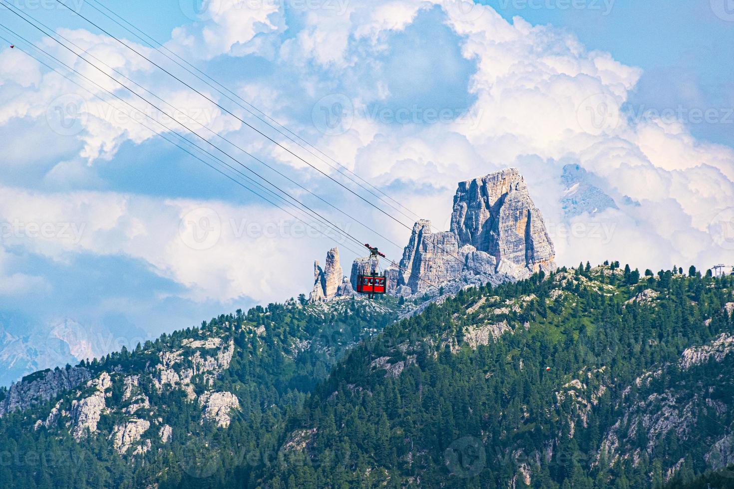 Cable car to the Dolomites photo