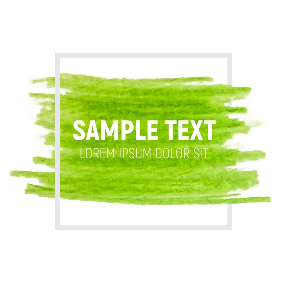 Green Paint Textured Art Illustration vector