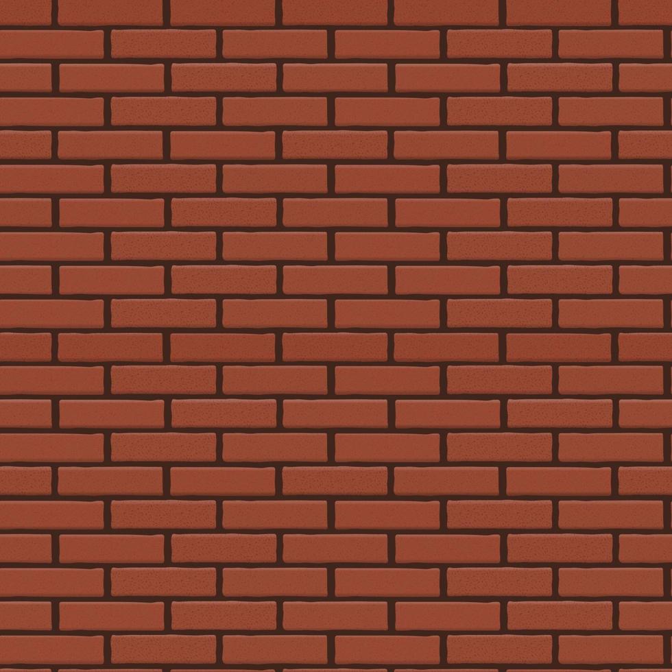 Brick Wall Seamless Vector Illustration Background