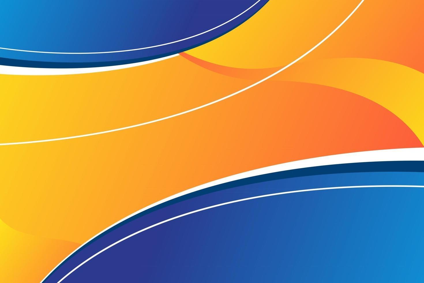 Colorful geometric background with Fluid shapes composition vector