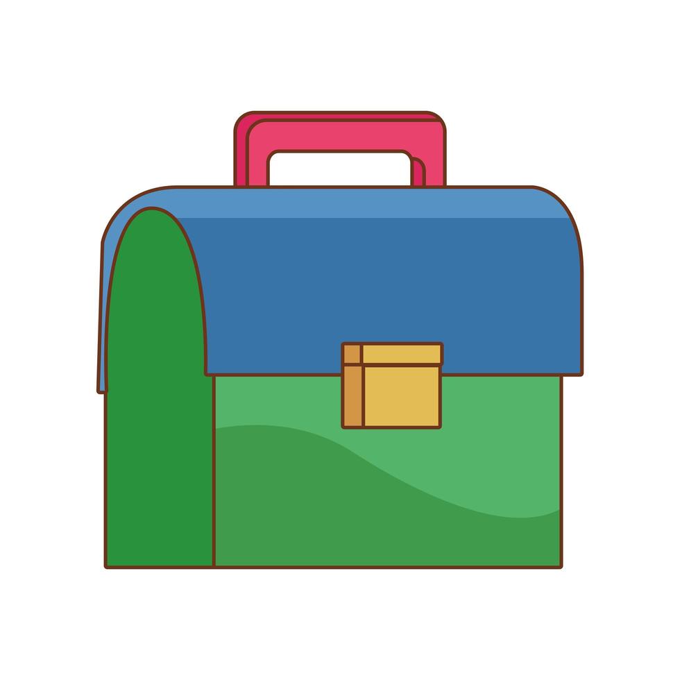 school bag handle vector