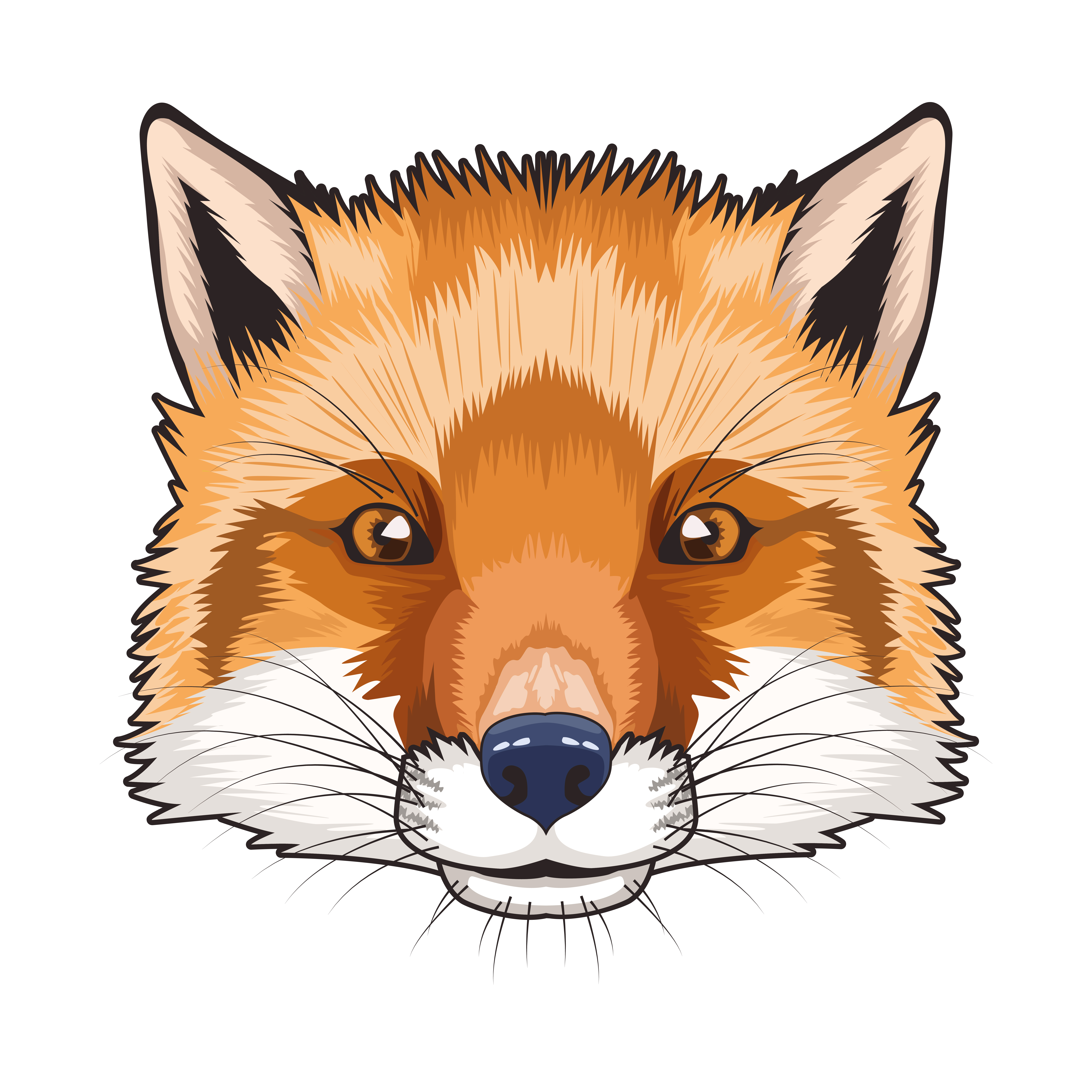 fox animal wild head character in white background 2508368 Vector Art at Vecteezy fox animal wild head character in white background 2508368 Vector Art at Vecteezy