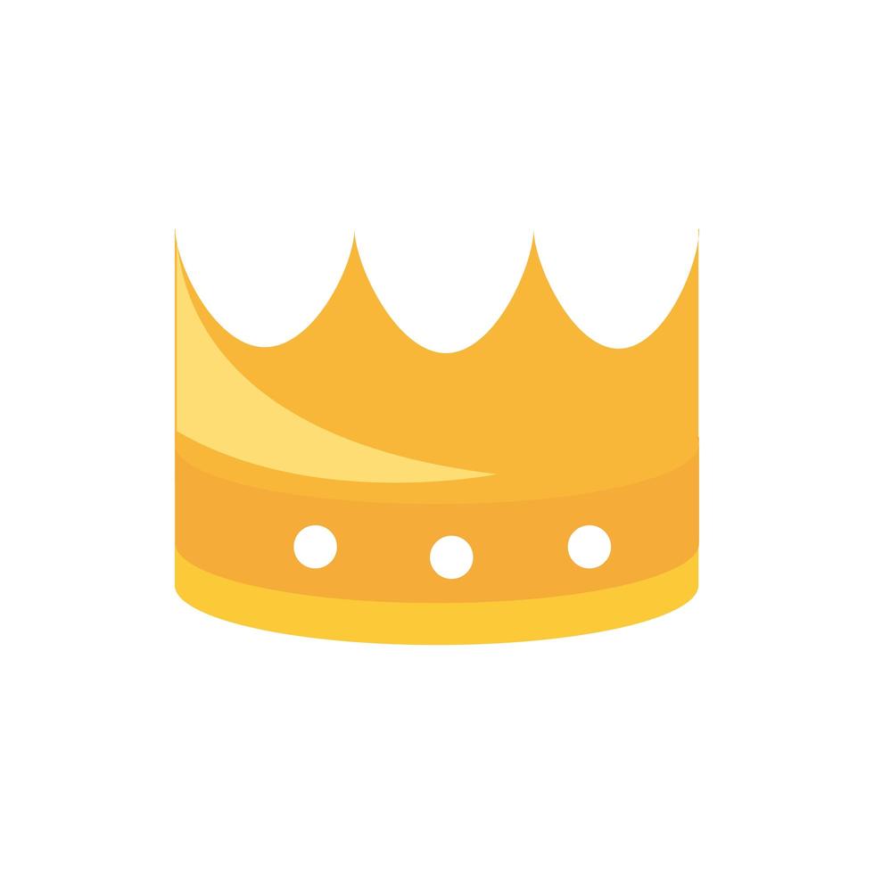crown monarch jewel royalty of king or queen vector