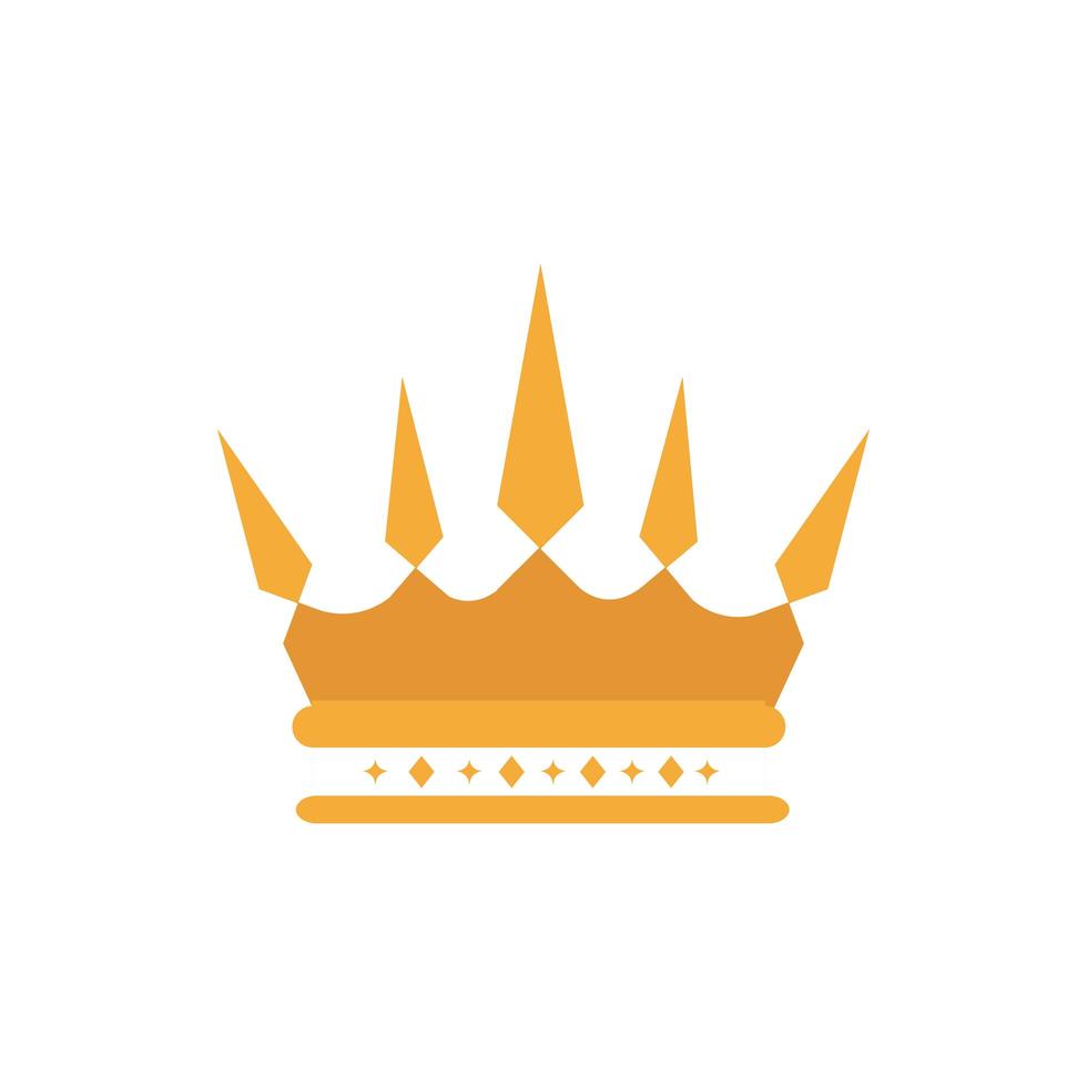 crown monarch jewel royalty heraldic vector