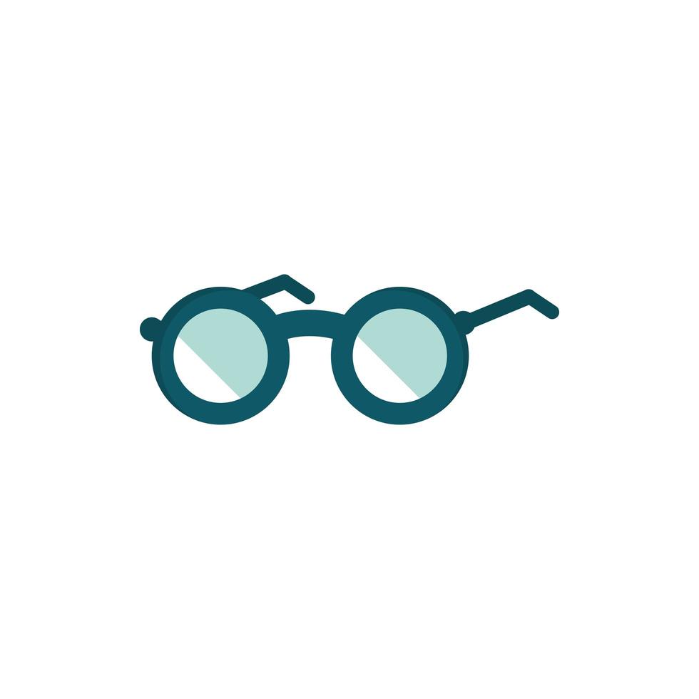 eyeglasses accessory optic vision icon design vector